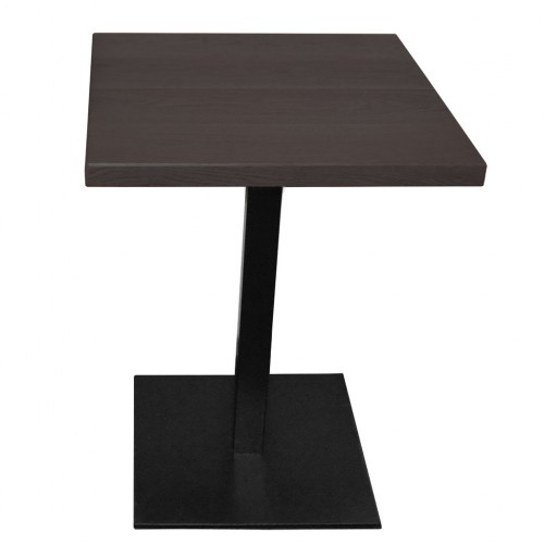 Стол для кафе Лион на металлическом подстолье с квадратной столешницей