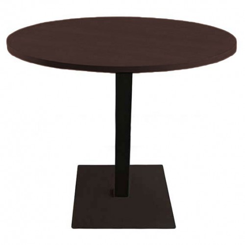 Стол для кафе Лион на металлическом подстолье с круглой столешницей