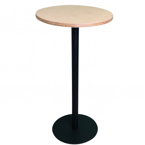Барний стіл на чавунній основі Орлеан з квадратної стільницею